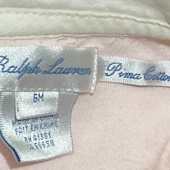 Ralph Lauren ❤️ Kid's Romper - Size 6 Months (PRE-LOVED) - Picture 6 of 7